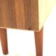 Scandinavian walnut bookcase "Facett", Bertil Fridhagen, Bodafors, Sweden, 1960