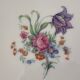 Old Limoges porcelain compote