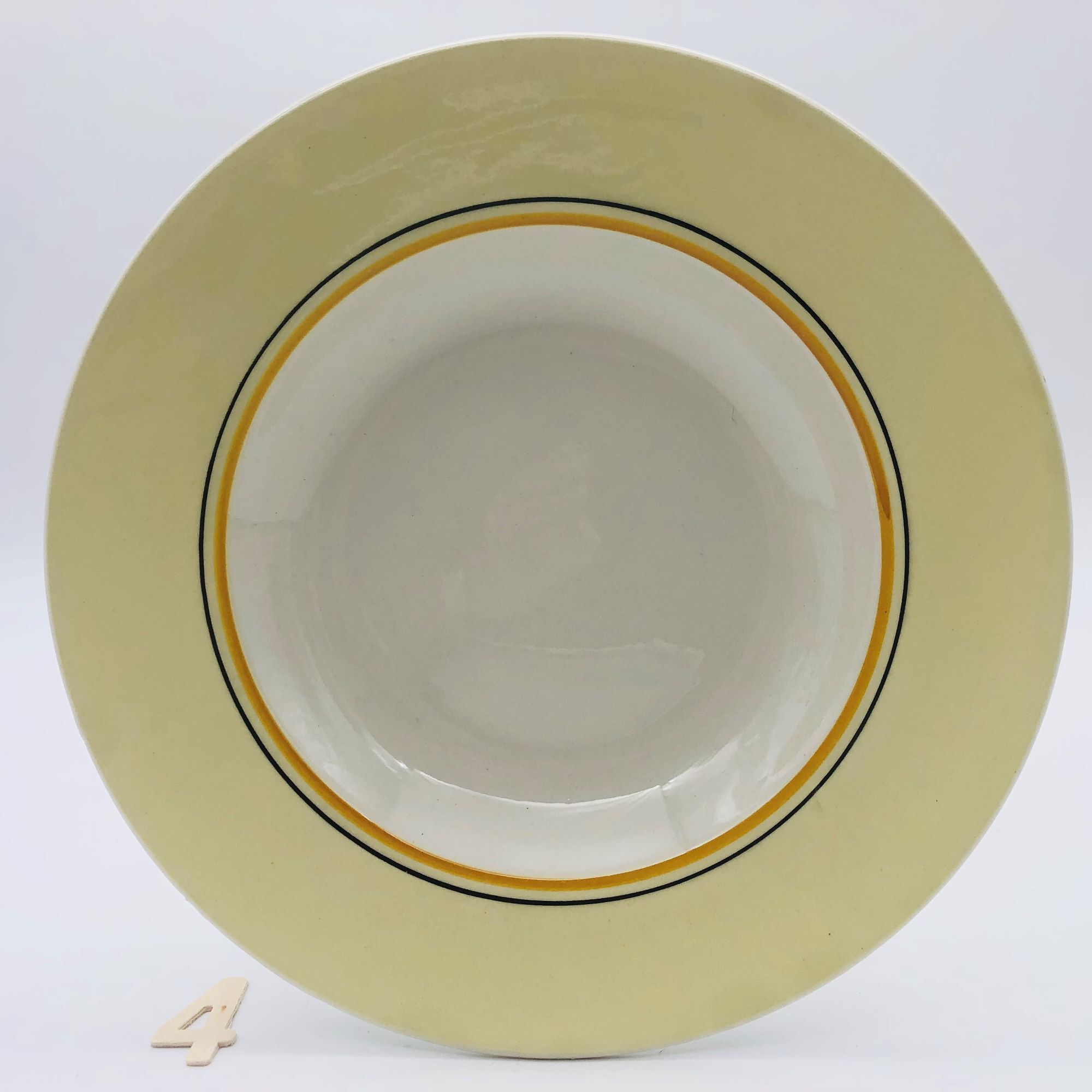 6 hollow plates "Gien", model Val d'Isère
