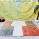 Handmade pure wool rug, traditional size 100 x 200 cm.