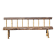 Large vintage wooden bench, old wooden bench, handcrafted bench, brutalist, entrance hall