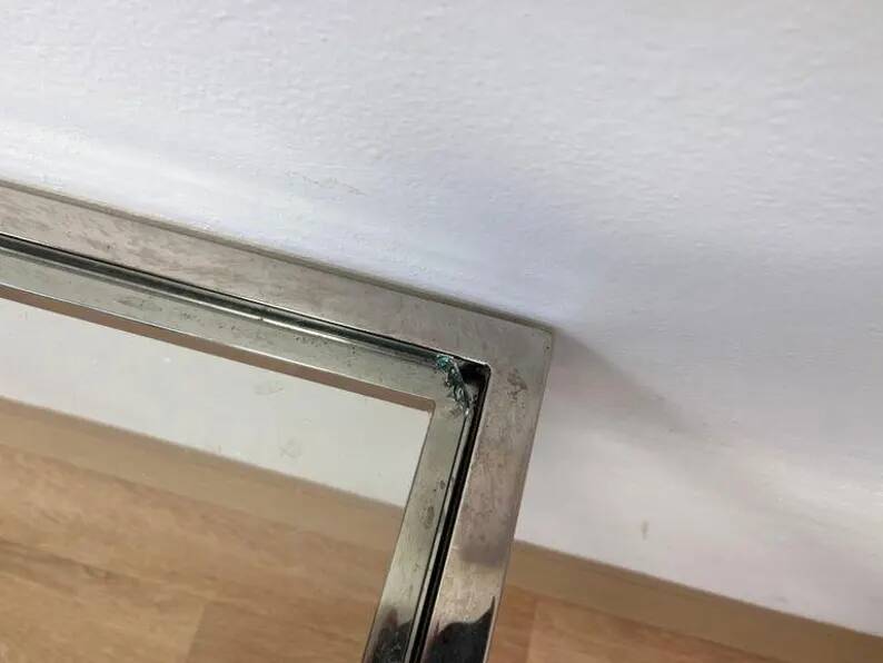 Mid century design XXL Jean Charles Maison Coffee Table Chrome - 1970s