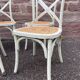 4 french chairs saint rémy restaurant bistro wood curved