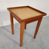 Tabouret d'appoint Scandinave en teck , années 70