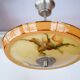 Scandinavian Art Deco glass pendant light, 1930s