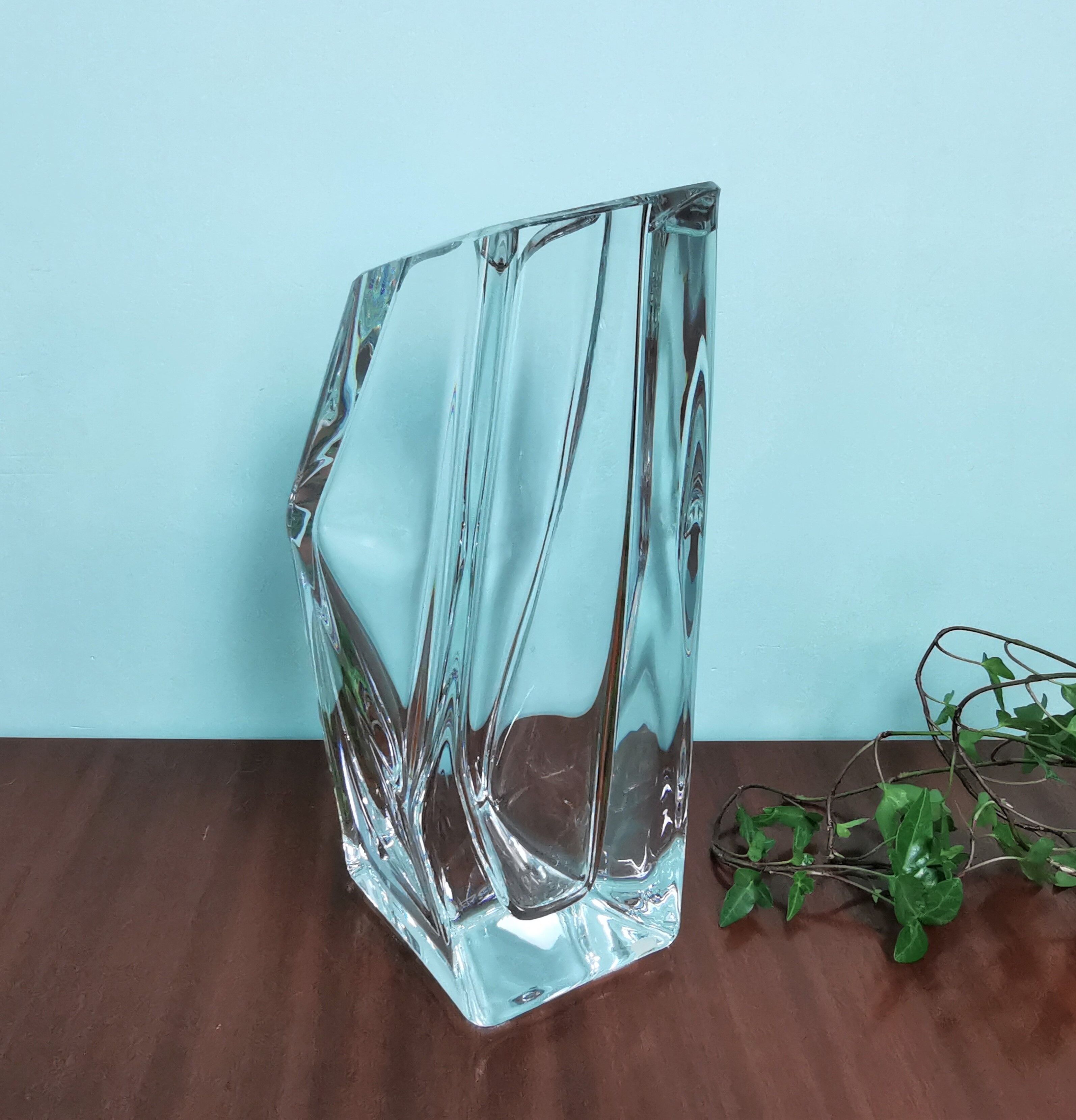 Vase Daum asymétrique