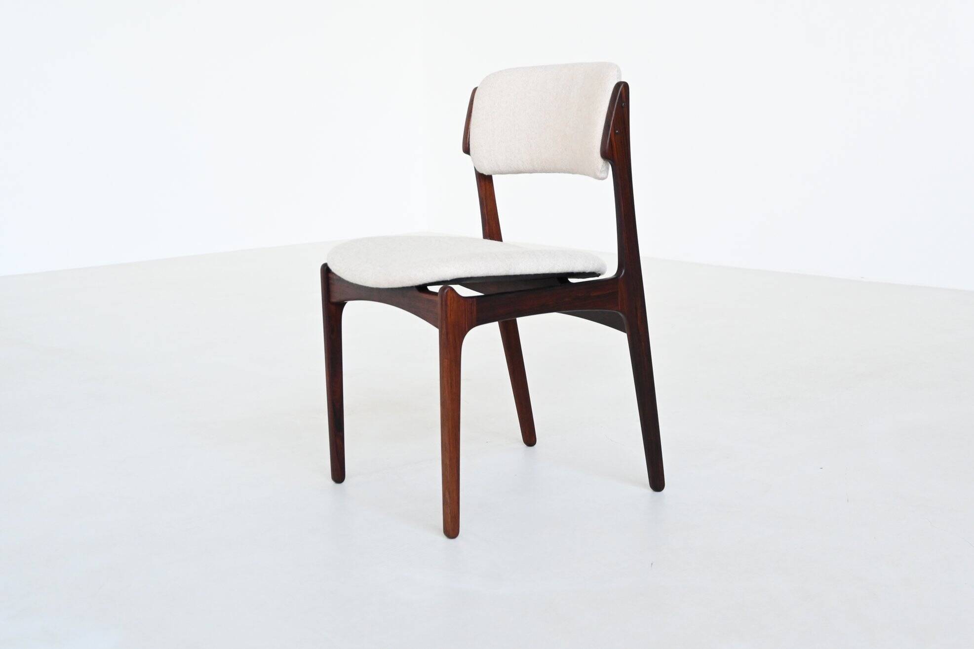 Erik Buch OD 49 set of ten dining chairs rosewood O.D. Mobler Denmark 1960