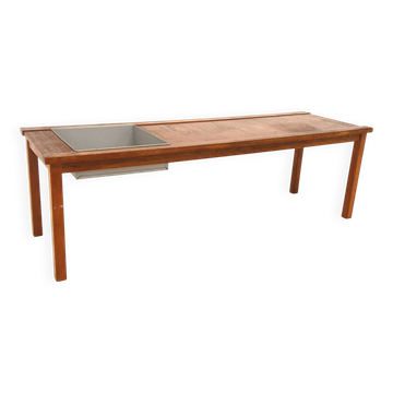 Scandinavian indoor planter in teak, Sweden, 1960