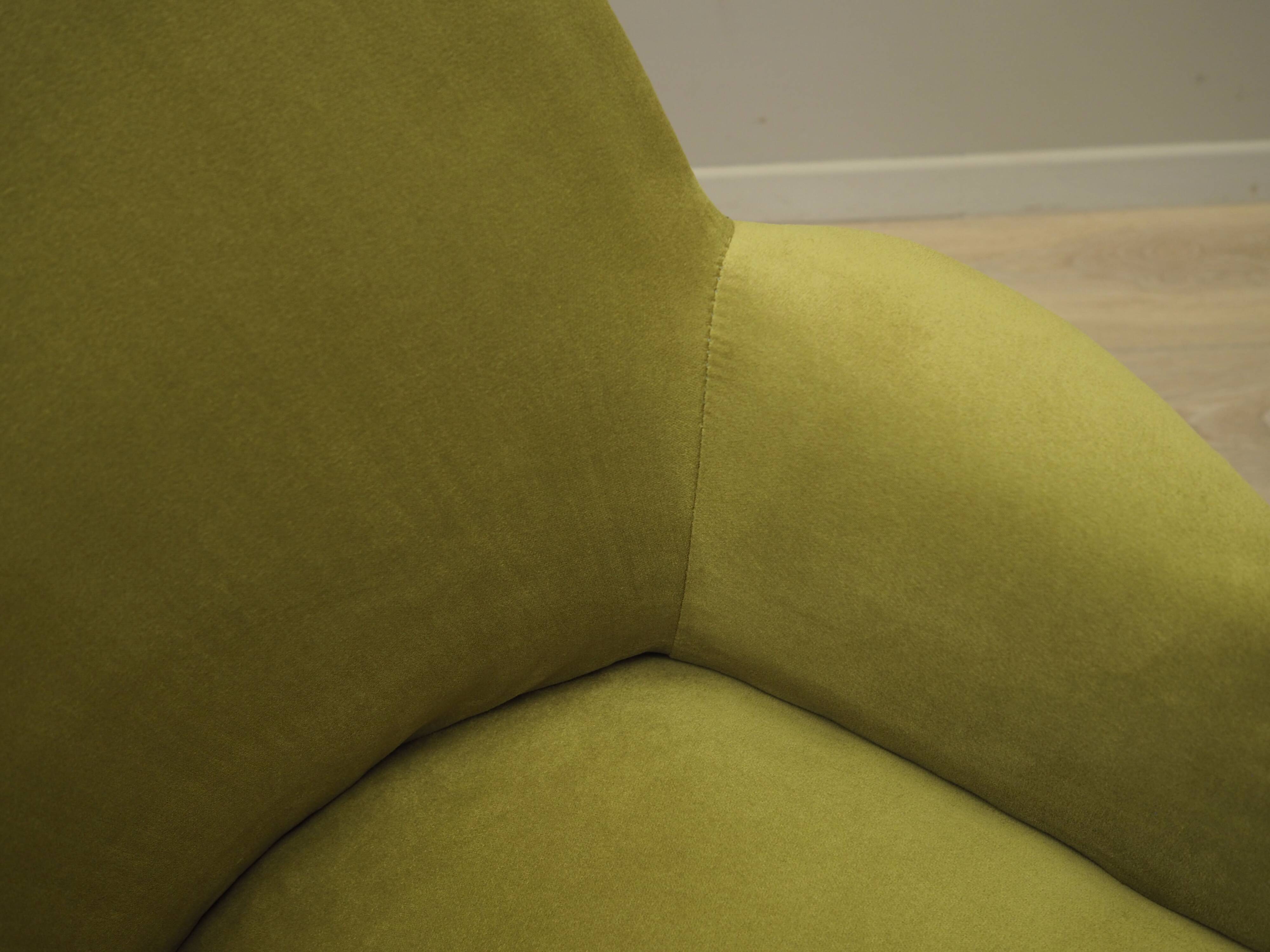 Green armchair, Danish design, 1970s, production: Denmark