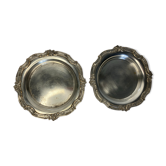 Two silver metal bottle underbelly rockery early twentieth century