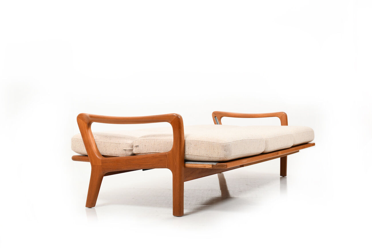 Danish teak 3-seater loungesofa / daybed by Jens-Juul Christensen