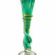 Blown glass vase by Guy Untrauer, signed and dated 1990.