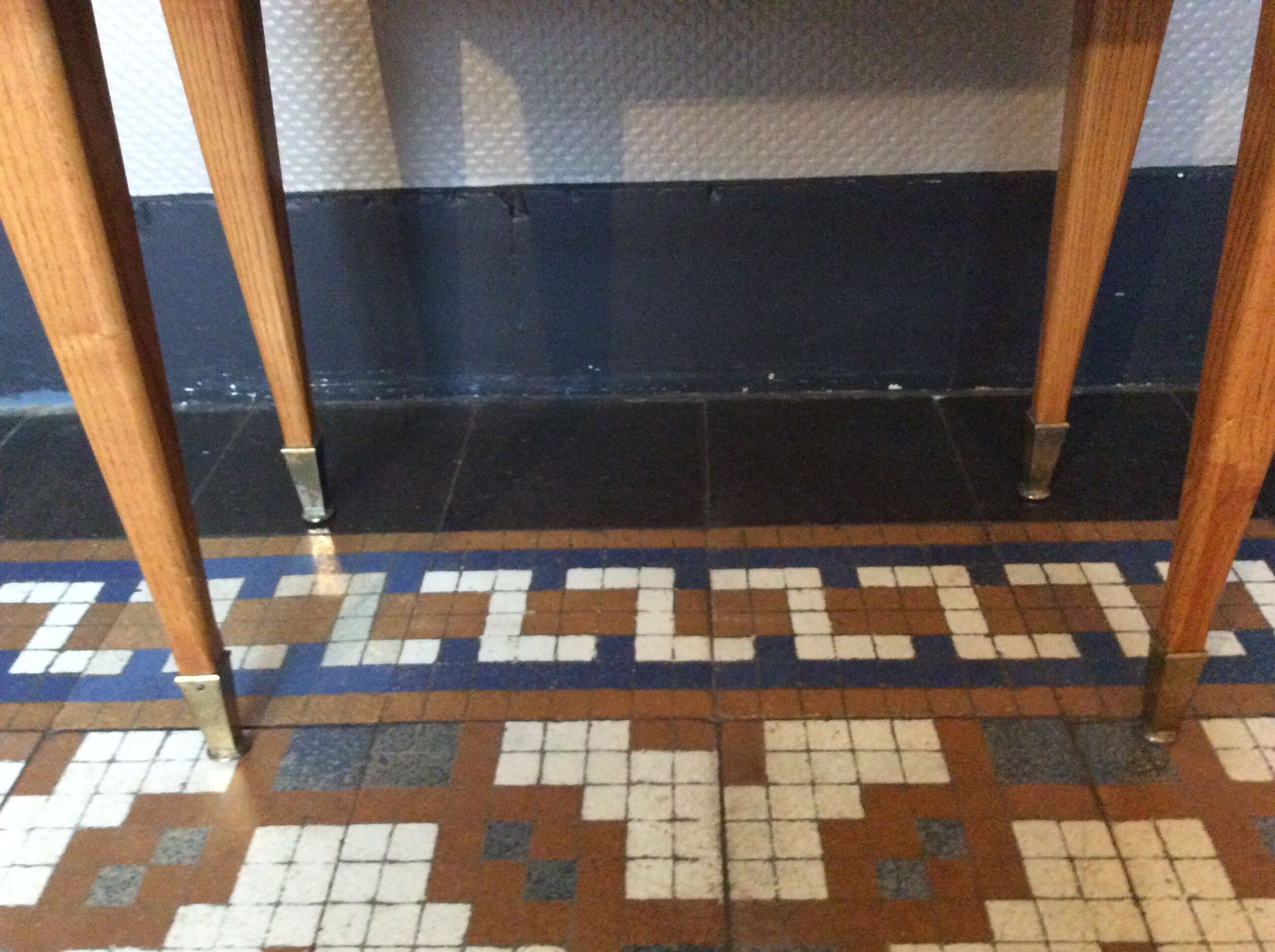 Vintage bedside table