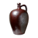 Large stoneware jar from Normandy with lustrous burgundy glaze, from the 1920s-30s.