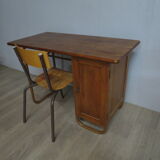 Tubular vintage school desk