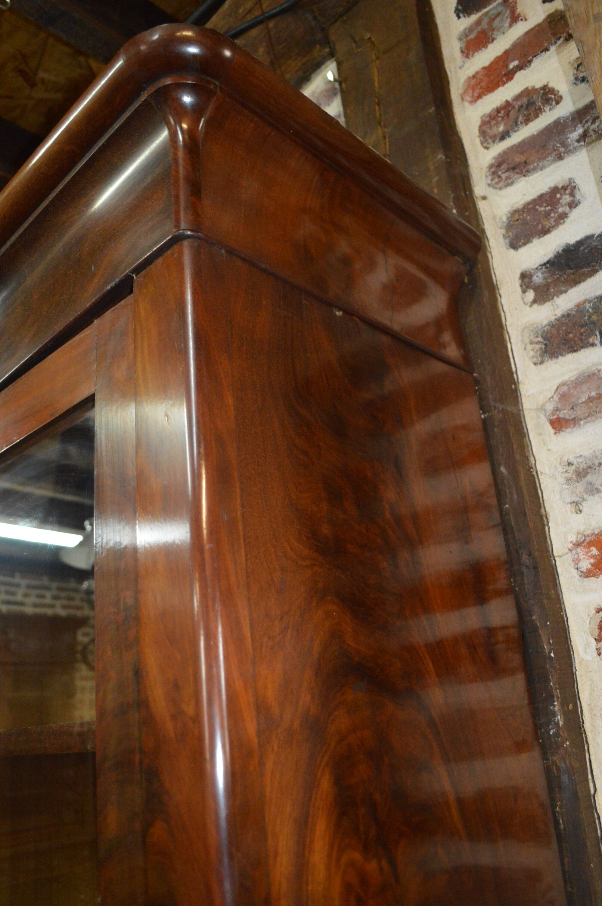 Bookcase mahogany Louis Philippe
