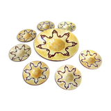 9 Ray Camart Vallauris plates 1950