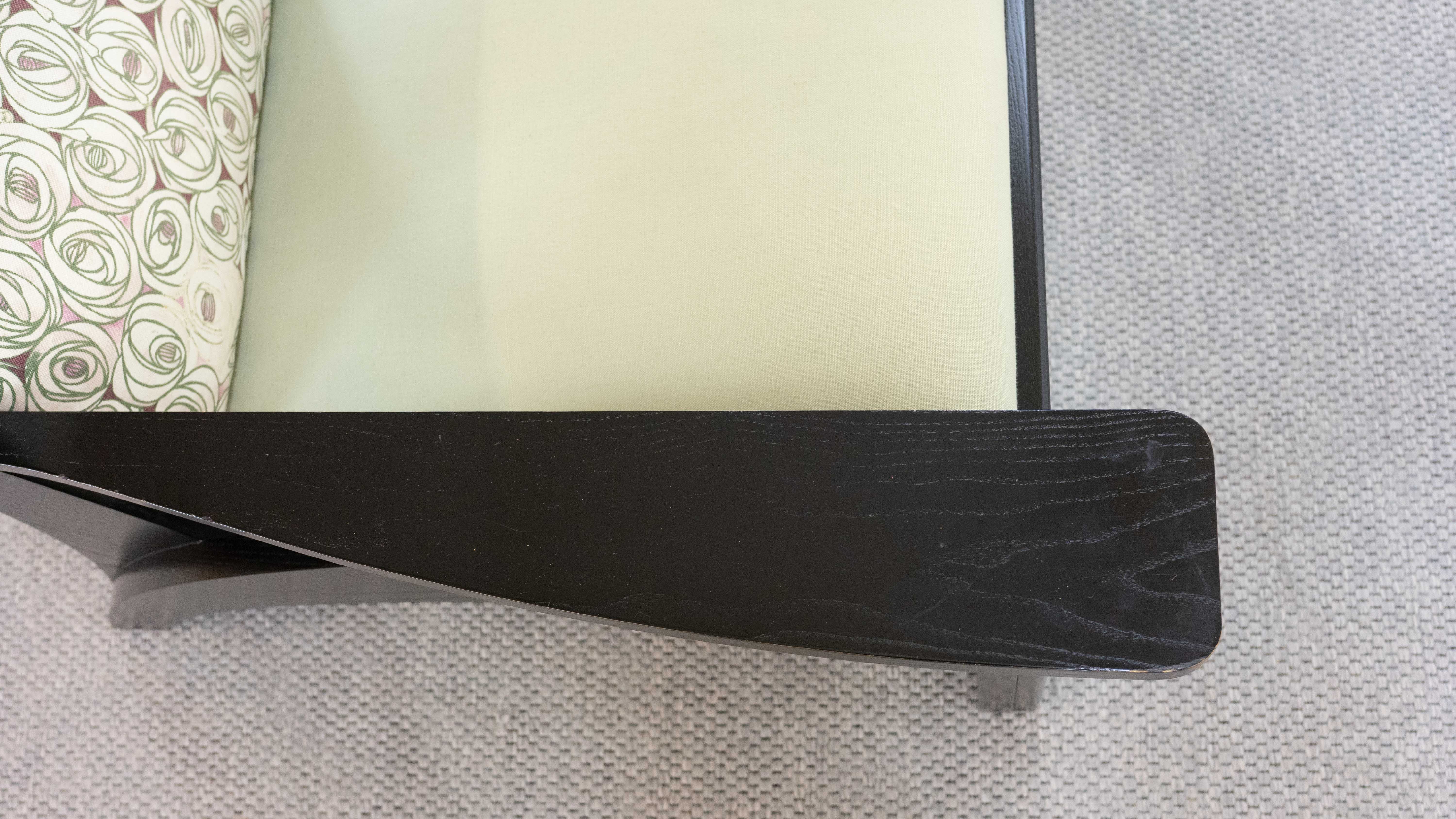 Cassina Hill House Set, Sofa and easy chair by Charles Rennie Mackintosh