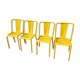 Lot de 4 chaises tolix modèle t4