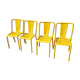 Lot de 4 chaises tolix modèle t4