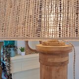 Vintage pulley floor lamp revisited