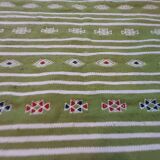 Green Moroccan Berber carpet - 100x150cm