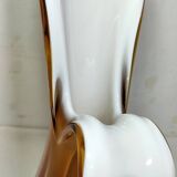 Jarrón de cristal de Murano. Italia, 1960s.