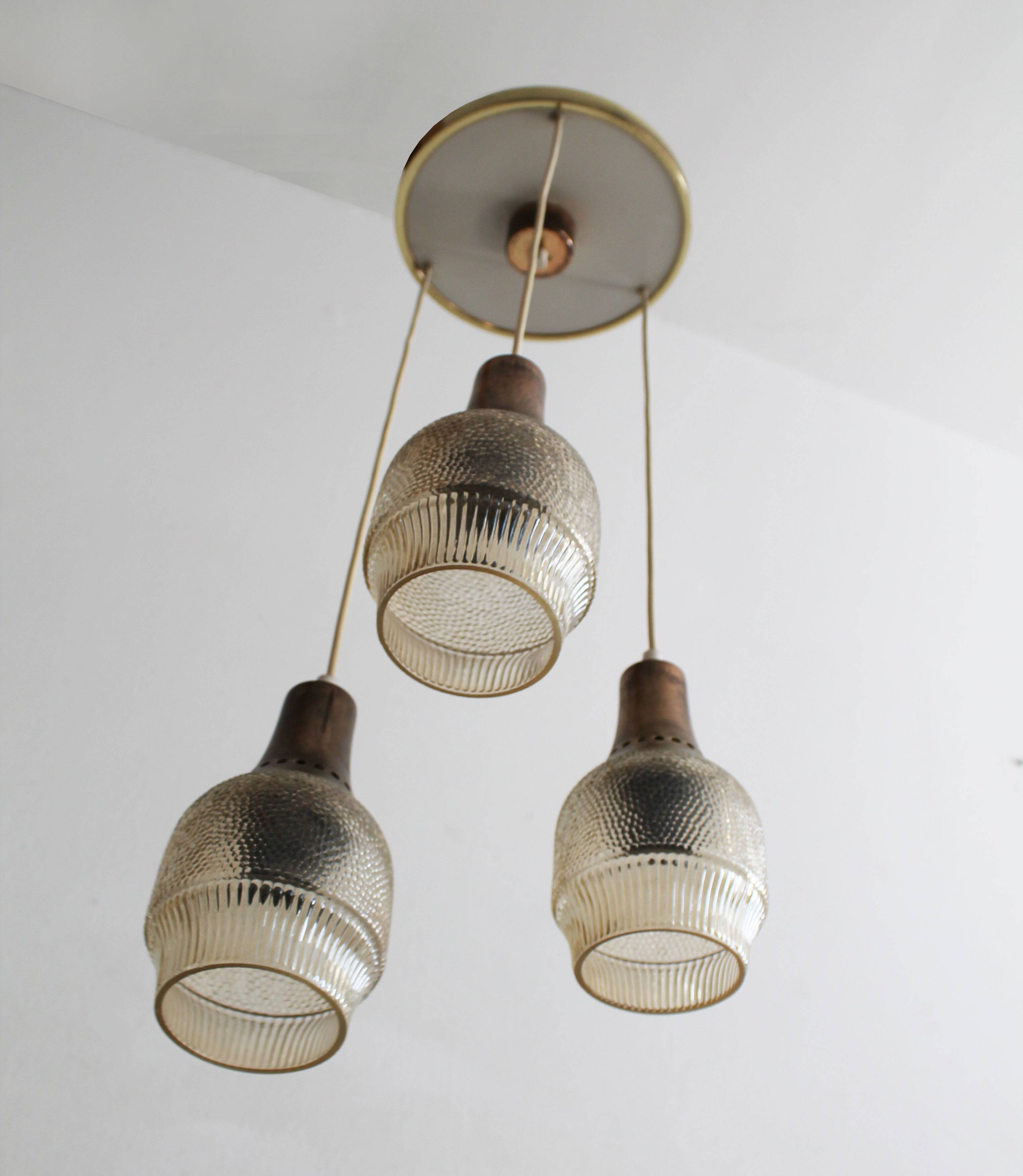1960's Pendant Ceiling Chandelier