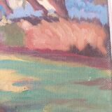 Painting on 50s panel
