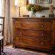 Commode de campagne ancienne en bois massif – XIXᵉ siècle – 3 tiroirs