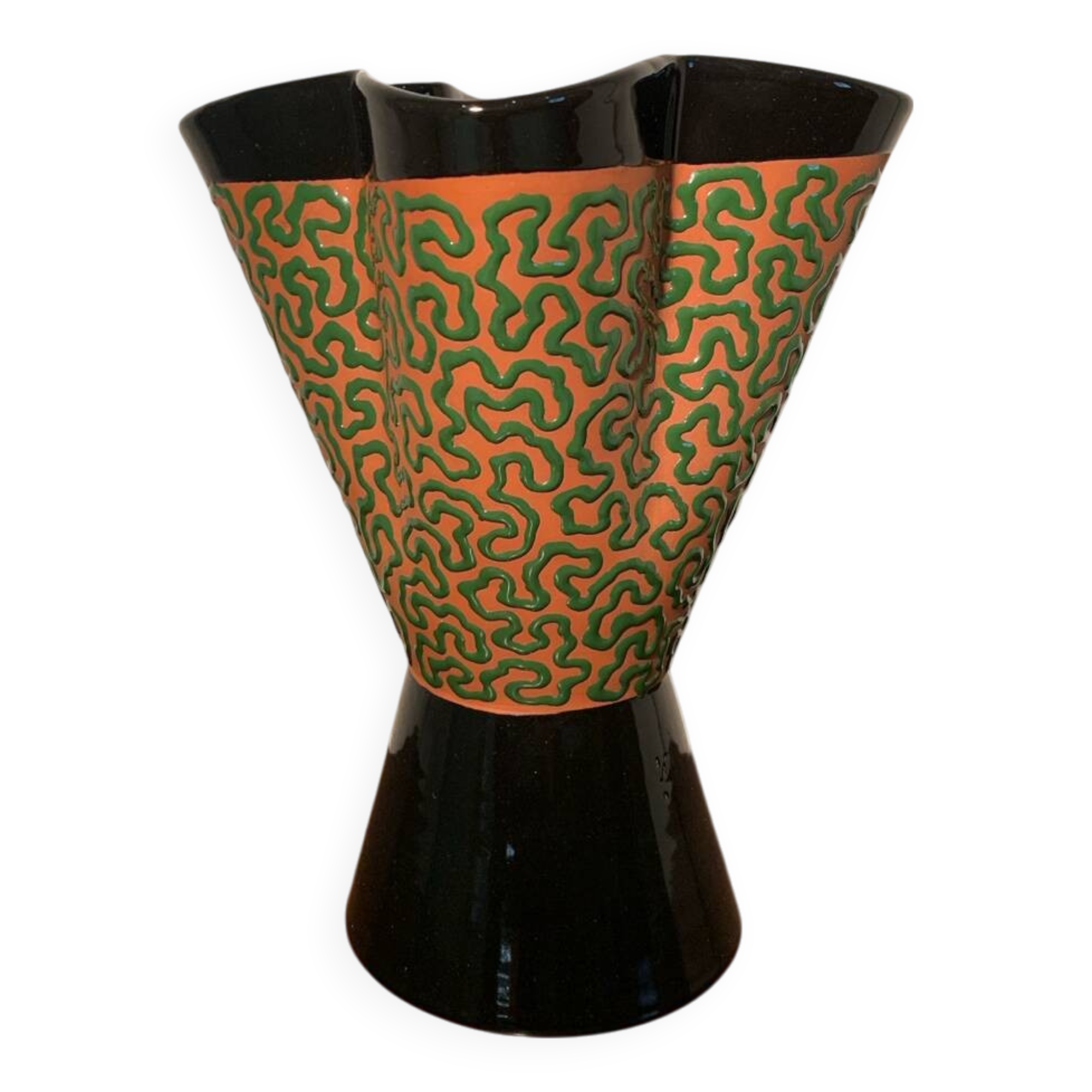 Vintage Vallauris vase by Ray Camart