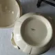 Antique soup tureen in ironstone from Sarreguemines Digoin service "Ivory".