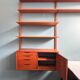 Vintage Scandinavian teak modular wall unit "Veggen De Luxe", Norway