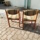 Chaises vintage en hètre - lot de 2