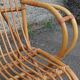 Rocking-chair en rotin , années 50/60