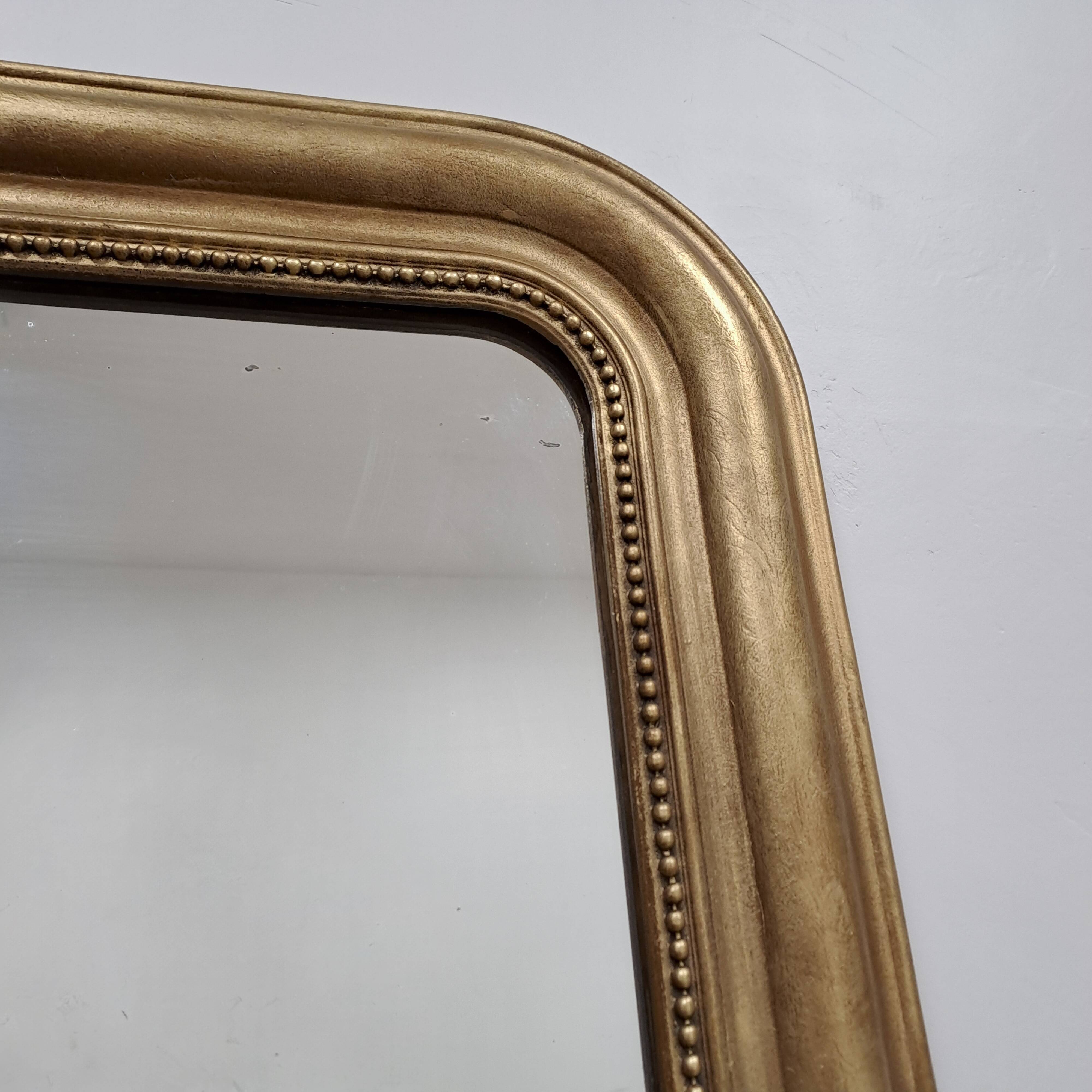Antique Louis Philippe period gilded mirror