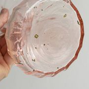 vase en verre soufflé vieux rose