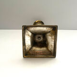 Antique, brass candlestick in the classicist style, Germany, early 20th century.