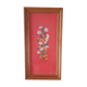 Floral embroidery painting