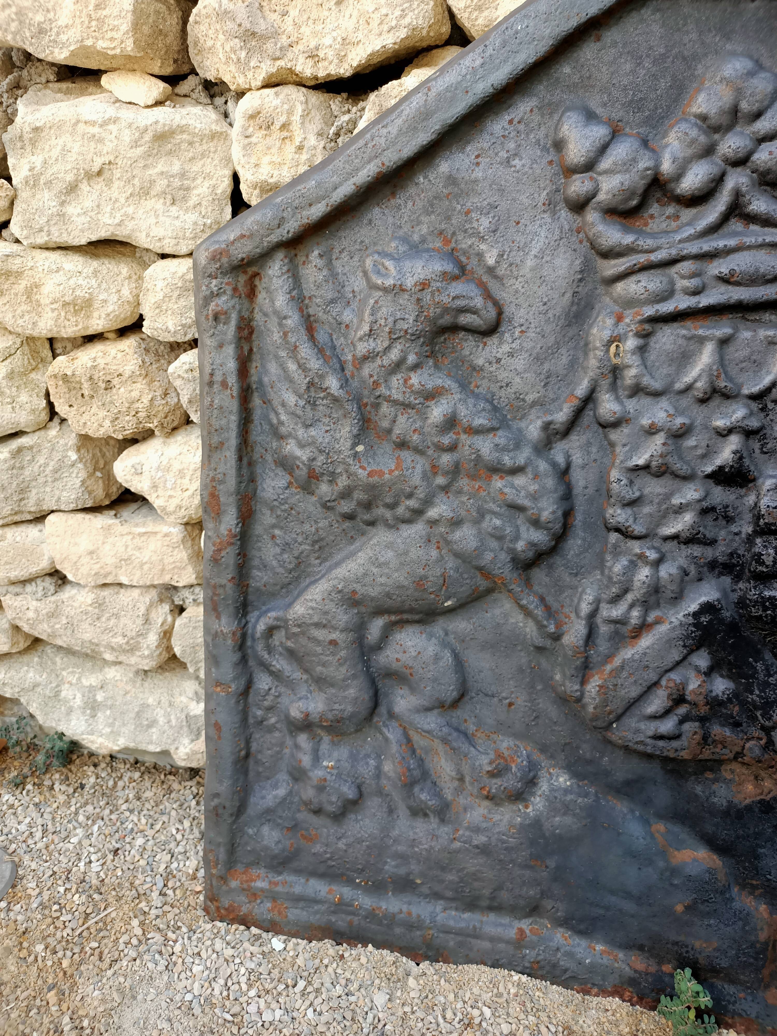 Old fireplace plate 90x75