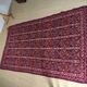 Tapis kilim rouge traditionnel artisanal 138 x 244