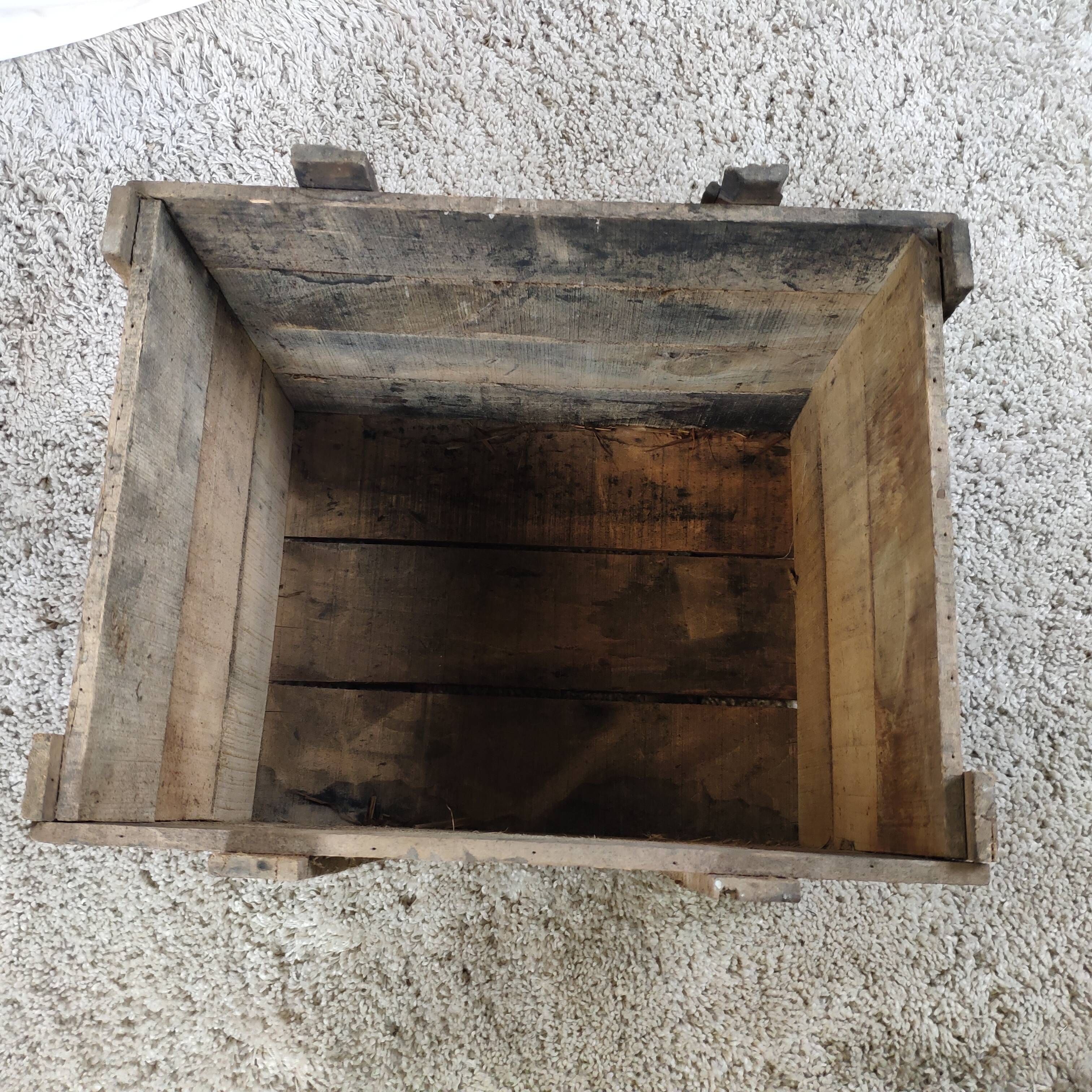 Wooden transport box