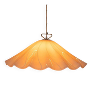Vintage glass suspension lamp Kalmar Fazzoletto