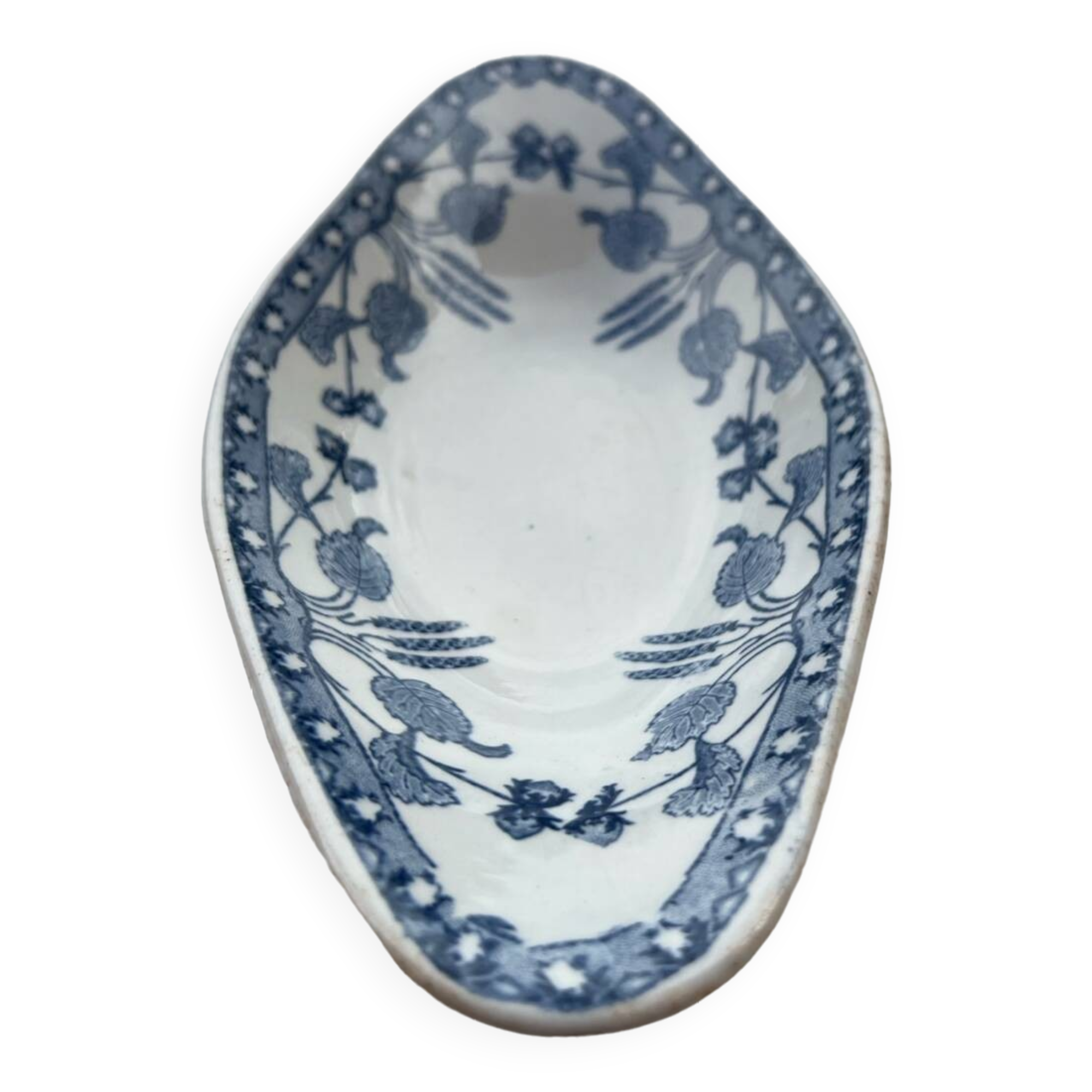 Sarreguemines Hazelnuts Iron Earth Ramekin Dish