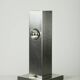 Brushed aluminum table lamp, France 1970s
