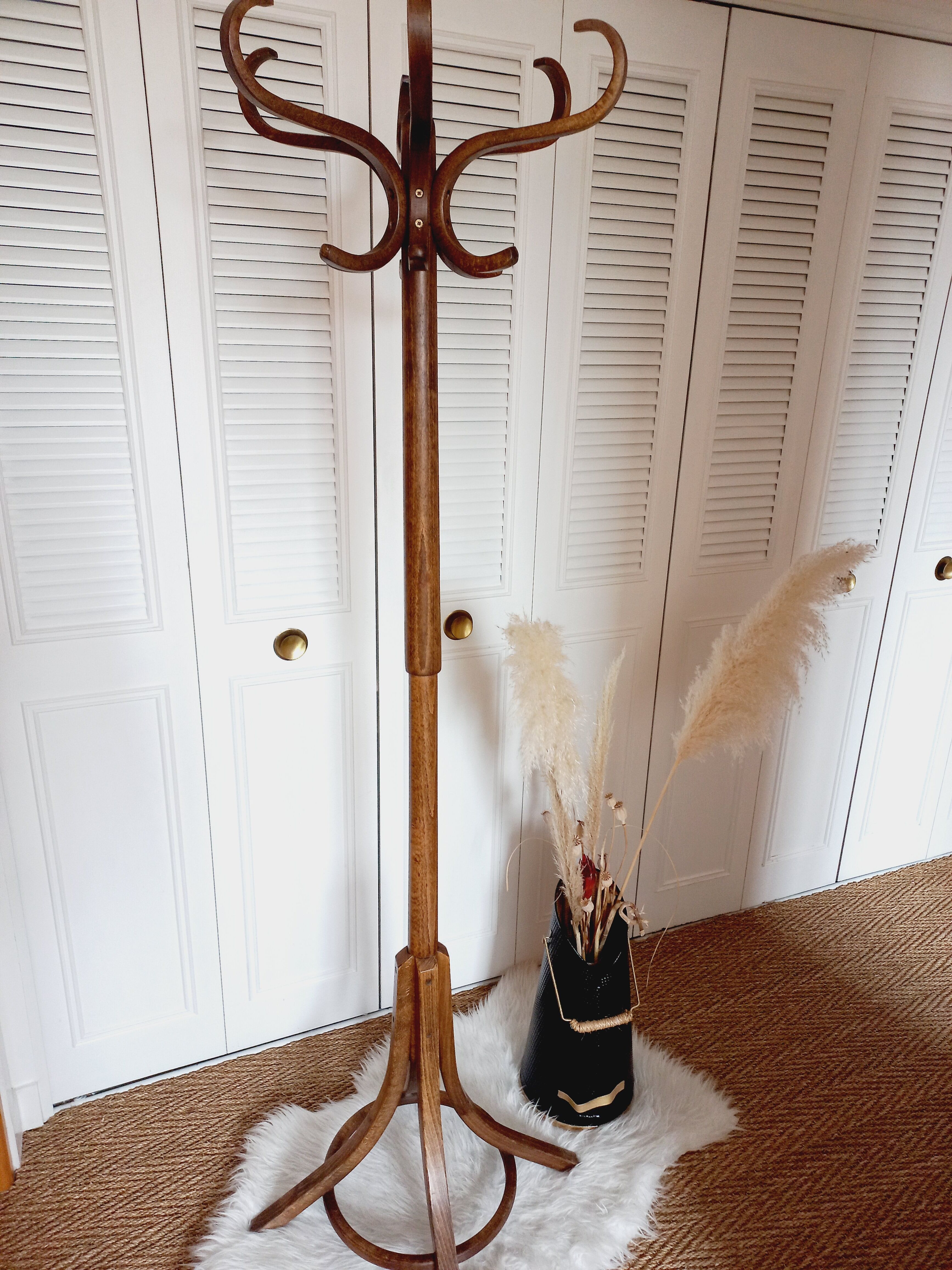 Vintage parrot coat rack