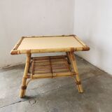 Rattan coffee table