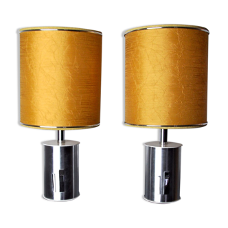Pair of futuristic lamps by Marca SL, Spain, 1970