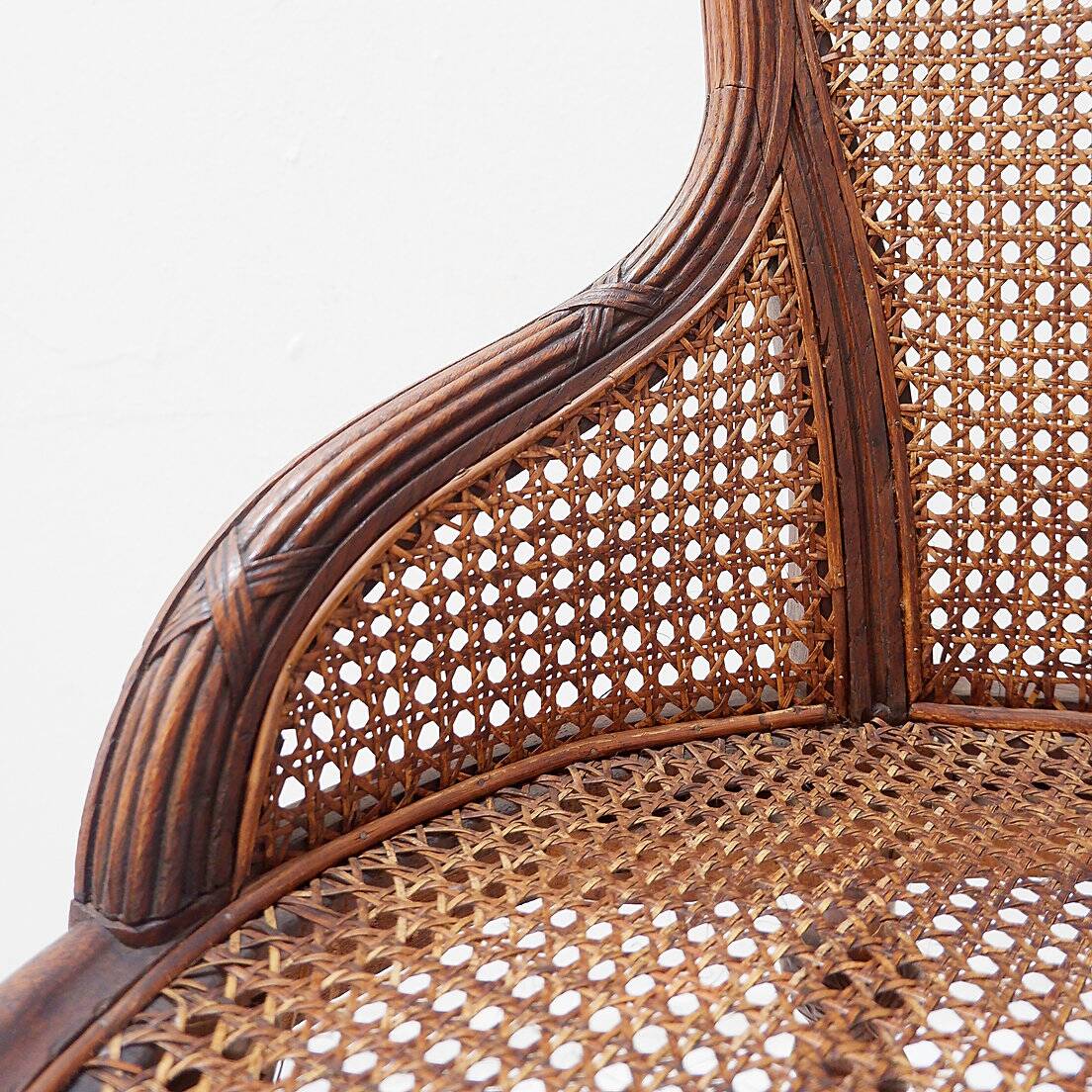 Pair of mahogany armchairs, Louis XVI style – Early 20th century