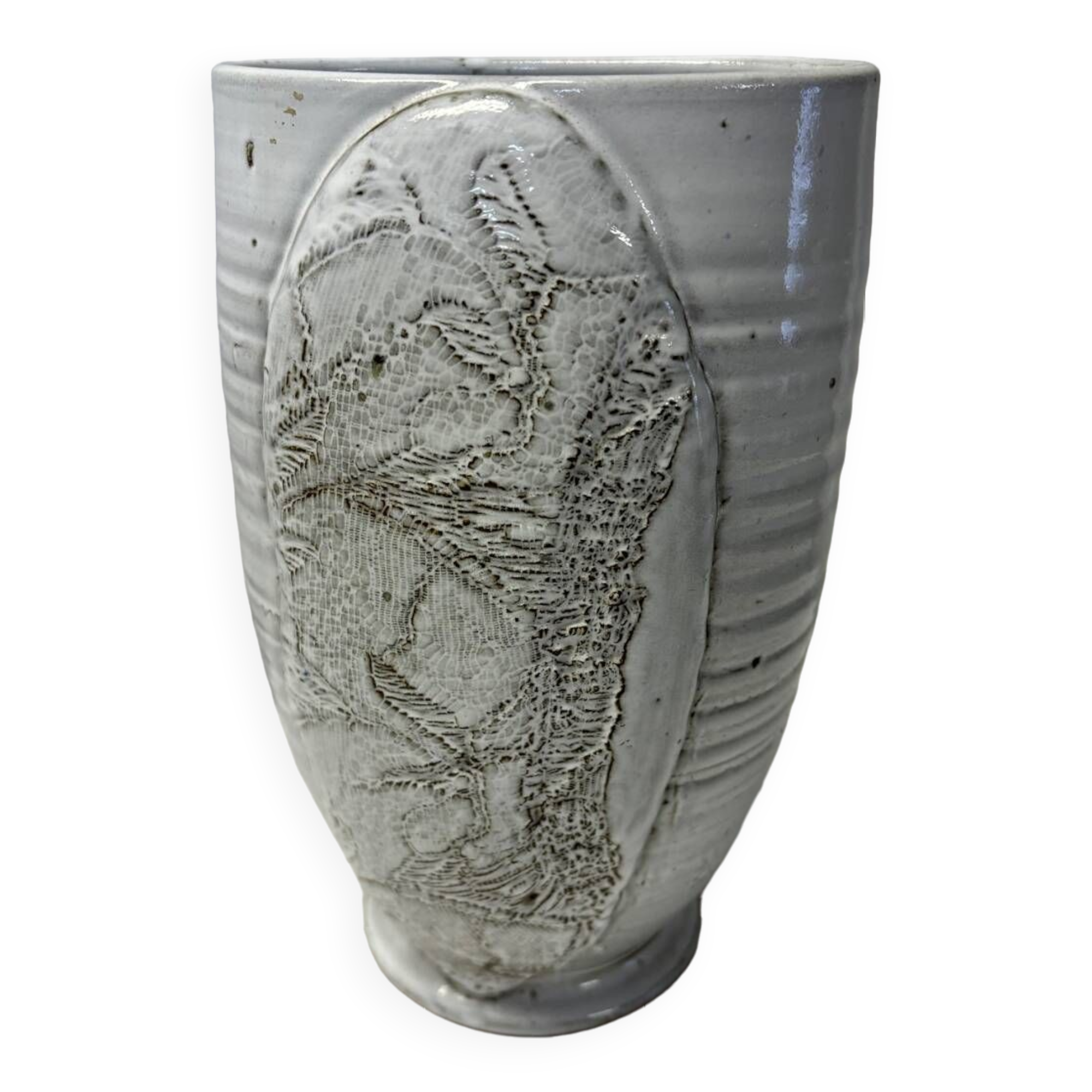 Handcrafted stoneware vase